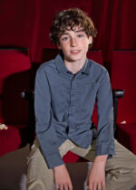 Mayoral Παιδικό Πουκάμισο Μακρυμάνικο για Αγόρι Γκρι 15-07109-072