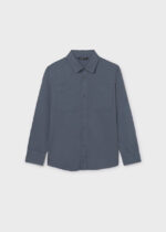 Mayoral Παιδικό Πουκάμισο Μακρυμάνικο για Αγόρι Γκρι 15-07109-072 - Image 2