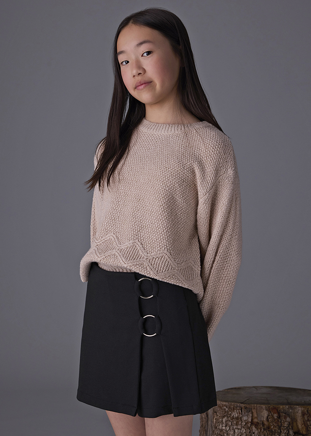 15-07907-045-L-1 Mayoral Παιδική Φούστα για Κορίτσι Μαύρο 15-07907-045 - Image 1