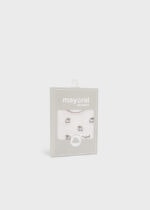 Mayoral Βρεφική Σαλιάρα για Κορίτσι Μπεζ 15-09950-041 - Image 3