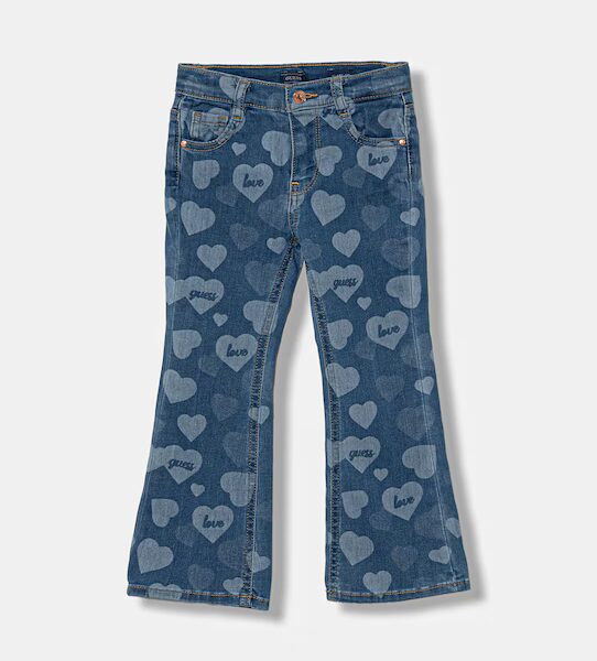 Guess Παιδικό Παντελόνι για Κορίτσι Μπλε K5YA04D4CA0-PTGO