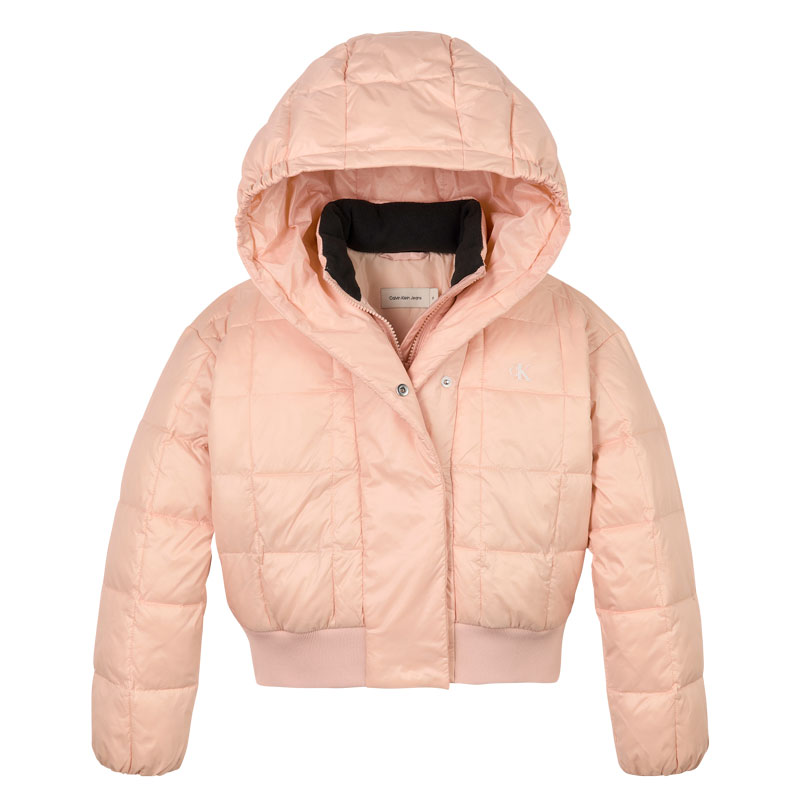 CK-IG0IG02988-252-TGI-1-800x800 Calvin Klein Παιδικό Μπουφάν για Κορίτσι Μπεζ IG0IG02988-TGI - Image 1
