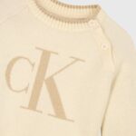 Calvin Klein Παιδικό Πουλόβερ για Κορίτσι Μπεζ IN0IN00205-PGB - Image 3