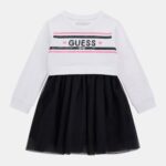 Guess Παιδικό Φόρεμα για Κορίτσι Λευκό K5YK01KB8R0-G011