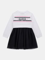 Guess Παιδικό Φόρεμα για Κορίτσι Λευκό K5YK01KB8R0-G011