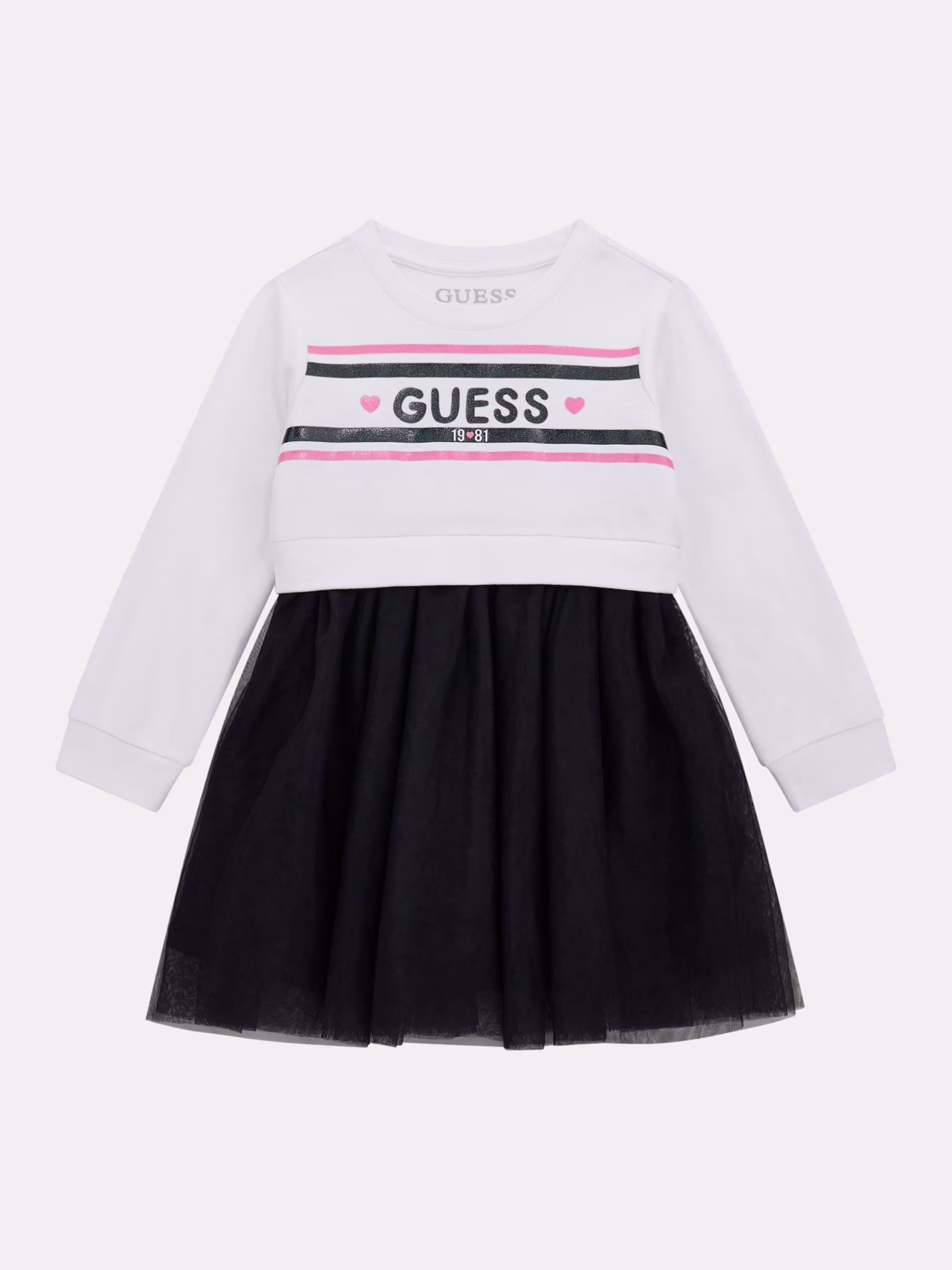 K5YK01KB8R0-G011 Guess Παιδικό Φόρεμα για Κορίτσι Λευκό K5YK01KB8R0-G011 - Image 1