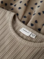 Name it Παιδικό Φόρεμα για Κορίτσι Μπεζ 13246609-Island-Fossil - Image 3