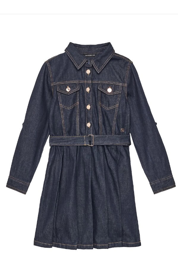 Guess Παιδικό Φόρεμα για Κορίτσι Μπλε J5YK12D4EU0-GRBW