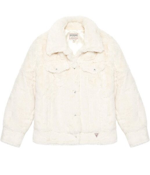 Guess Παιδικό Μπουφάν για Κορίτσι Εκρού J5YL18K8BV0-G012