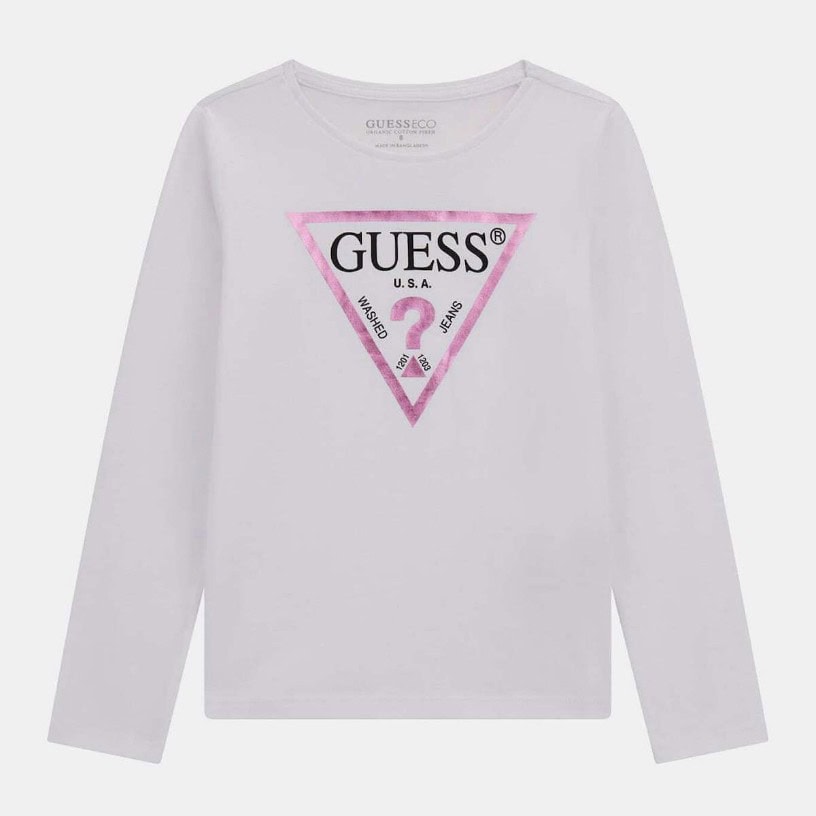 Screenshot 2025-08-08 at 17-23-53 Guess Παιδική Μπλούζα Μακρυμάνικη Λευκό K84I18K8HM0-G011 Skroutz.gr Guess Παιδική Μπλούζα για Κορίτσι Λευκό K84I18K8HM0-G011 - Image 1