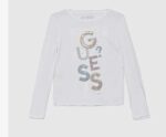 Guess Παιδική Μπλούζα για Κορίτσι Λευκό K5YI26KAPO0-G011