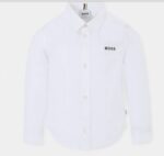 BOSS Παιδικό Πουκάμισο Μακρυμάνικο για Αγόρι Λευκό 25-J52675-10P - Image 2
