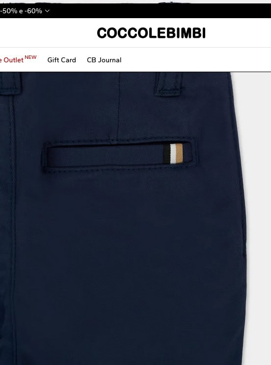 Screenshot 2025-08-09 at 15-20-19 ▷ Pantaloni blu per neonato con patch logato Boss CoccoleBimbi BOSS Παιδικό Παντελόνι για Αγόρι Μπλε 25-J52705-849 - Image 4