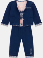 Guess Παιδικό Σετ για Κορίτσι Μπλε S5YG04KBZP4-G7HR