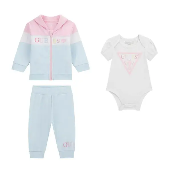 Guess Παιδικό Σετ για Κορίτσι Ροζ S5YG02KA6W4-F00V