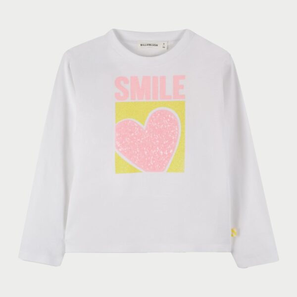 Billieblush Παιδικό Μπλούζα Μακρυμάνικη για Κορίτσι Λευκό 25-U21629-10P