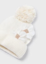 Mayoral Παιδικό Σκούφοι-Κασκόλ για Κορίτσι Καφέ 15-10071-085 - Image 3