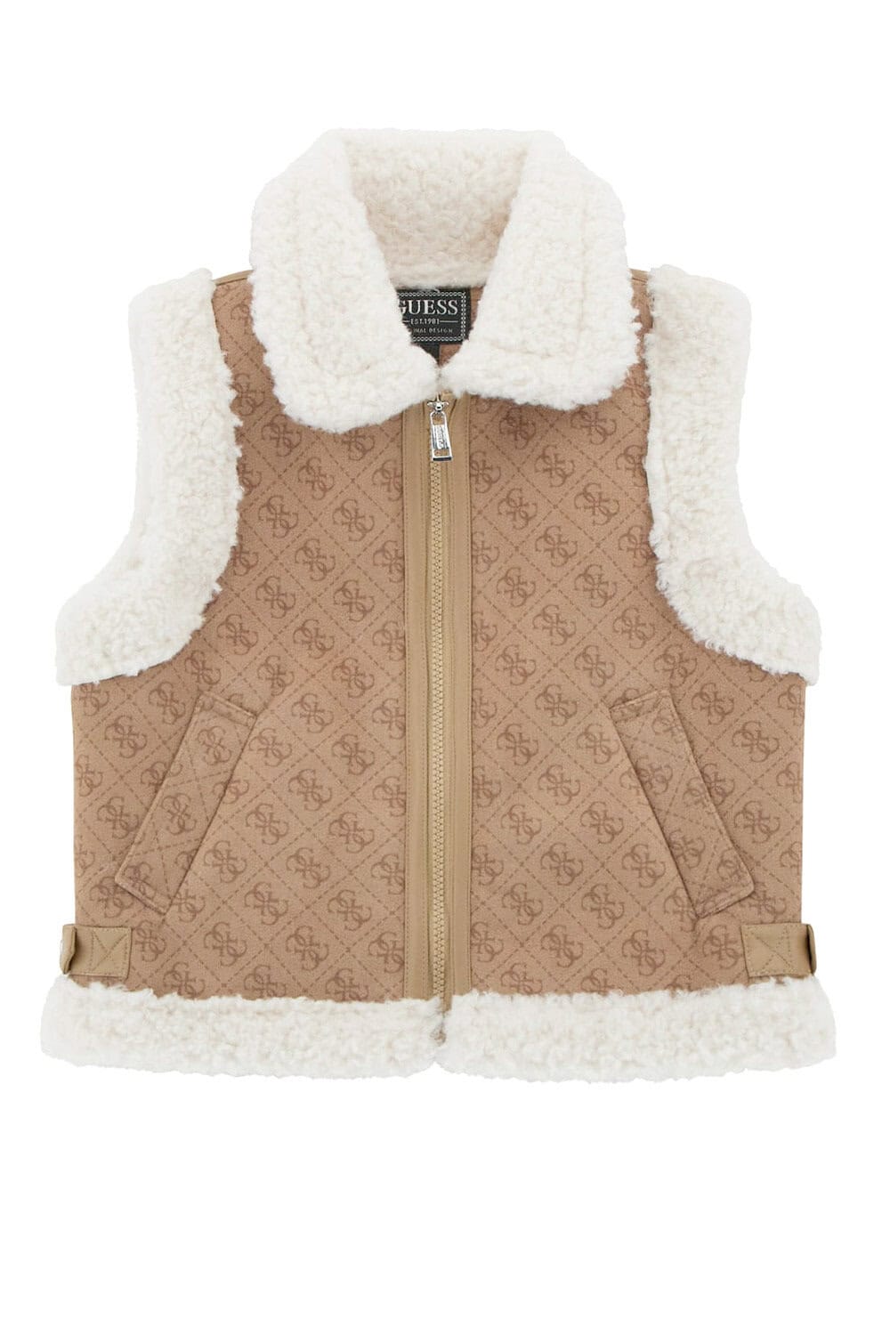 7620837715576_photo1 Guess Παιδικό Μπουφάν για Κορίτσι Καφέ J5YN03WHGN0-P1EJ - Image 1