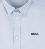 BOSS Παιδικό Πουκάμισο Μακρυμάνικο για Αγόρι Μπλε 25-J52675-77D - Image 3