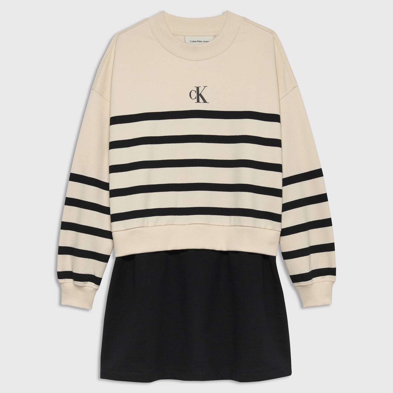 IG0IG02963-0K4-BKY51-0 Calvin Klein Παιδικό Φόρεμα για Κορίτσι Κρεμ IG0IG02963-0K4 - Image 1