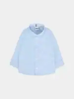 BOSS Παιδικό Πουκάμισο Μακρυμάνικο για Αγόρι Μπλε 25-J52681-77D