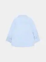 BOSS Παιδικό Πουκάμισο Μακρυμάνικο για Αγόρι Μπλε 25-J52681-77D - Image 2