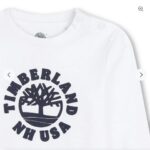 Timberland Παιδικό Μπλούζα Μακρυμάνικη για Αγόρι Λευκό 25-T60589-10P - Image 3