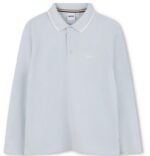 BOSS Παιδικό Πόλο Μακρυμάνικο για Αγόρι Λευκό 25-J52330-10P