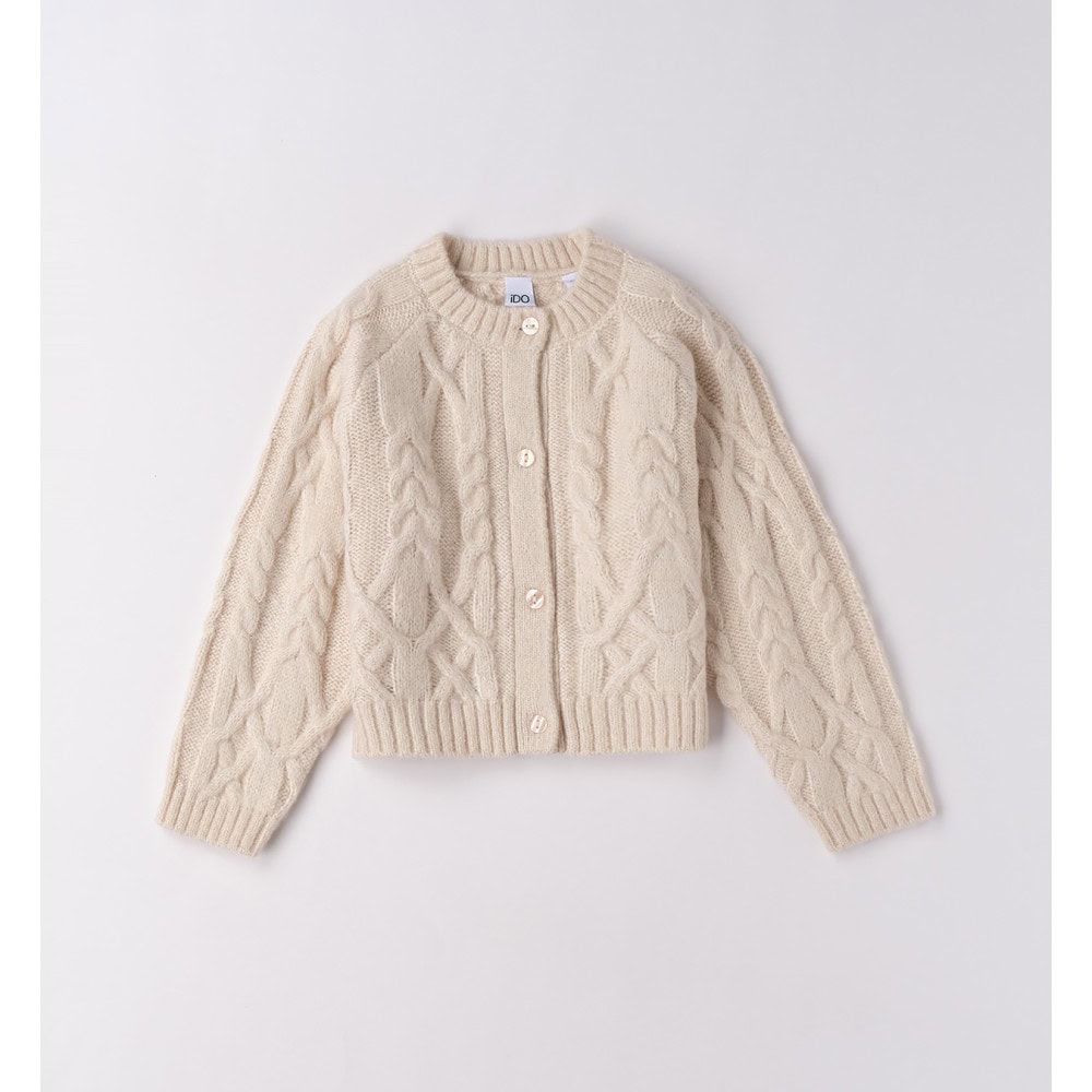 cardigan-ido iDo Παιδική Ζακέτα για Κορίτσι Μπεζ 4F721-2911 - Image 1