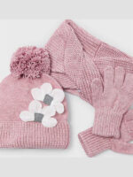 Mayoral Παιδικό Σκούφοι-Κασκόλ για Κορίτσι Ροζ 15-10071-086 - Image 2