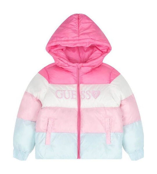 Guess Παιδικό Μπουφάν για Κορίτσι Ροζ K5YL01WEGY0-F00V