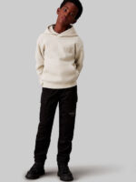 Calvin Klein Παιδικό Παντελόνι για Αγόρι Μαύρο IB0IB02270-BEH - Image 4