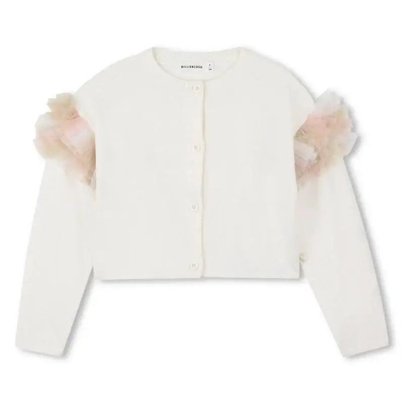 image_08e80233-609d-4d42-955b-cb6af0d3c432 Billieblush Παιδικό Ζακέτα για Κορίτσι Εκρού 25-U21383-121 - Image 1