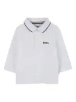 BOSS Παιδικό Πόλο Μακρυμάνικο για Αγόρι Λευκό 25-J52449-10P