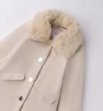 iDo Παιδικό Παλτό για Κορίτσι Κρεμ 4F273-0154 - Image 3