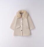 iDo Παιδικό Παλτό για Κορίτσι Κρεμ 4F273-0154