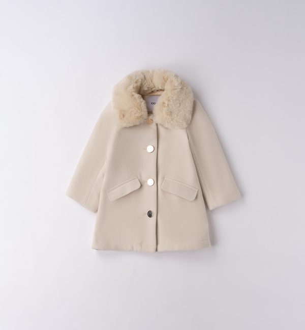 u2g4P8r7Qxq8L3oM4F273-00-0154Foldede-commerce-600x648 iDo Παιδικό Παλτό για Κορίτσι Κρεμ 4F273-0154 - Image 1