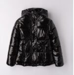 iDo Παιδικό Μπουφάν για Κορίτσι Μαύρο 4F558-0658