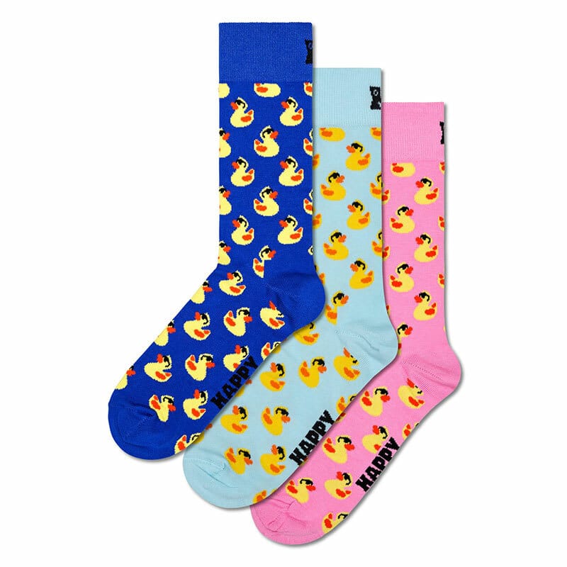 800dx Happy Socks Κάλτσες Συσκευασία Δώρου - 3 Ζεύγη 3-Pack Rubber Duck Gift Set για Κορίτσι Πολύχρωμο P002652 - Image 3