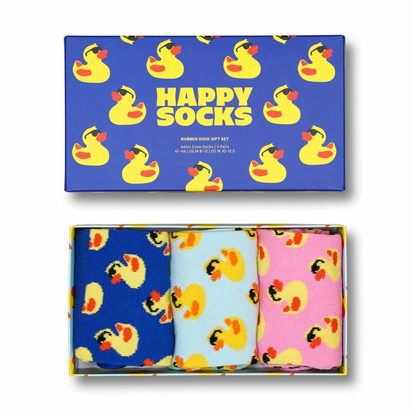 800x Happy Socks Κάλτσες Συσκευασία Δώρου - 3 Ζεύγη 3-Pack Rubber Duck Gift Set για Κορίτσι Πολύχρωμο P002652 - Image 1