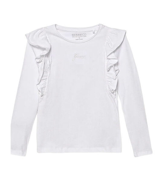 Guess Παιδική Μπλούζα για Κορίτσι Λευκό J5YI28K6YW4-G011