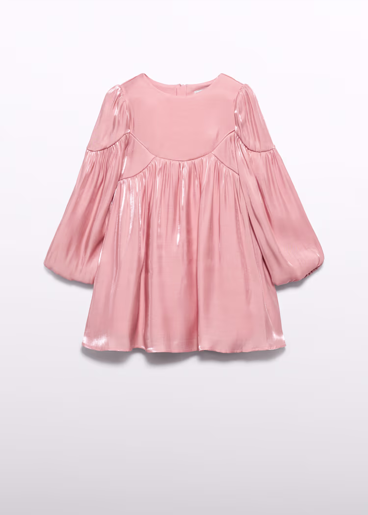 girls-satin-shiny-dress-petal-XL-4 Abel & Lula Παιδικό Φόρεμα για Κορίτσι 15-05527-093 - Image 1