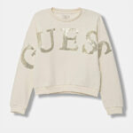 Guess Παιδικό Φούτερ για Κορίτσι Εκρού K5YQ09KAV34-G012