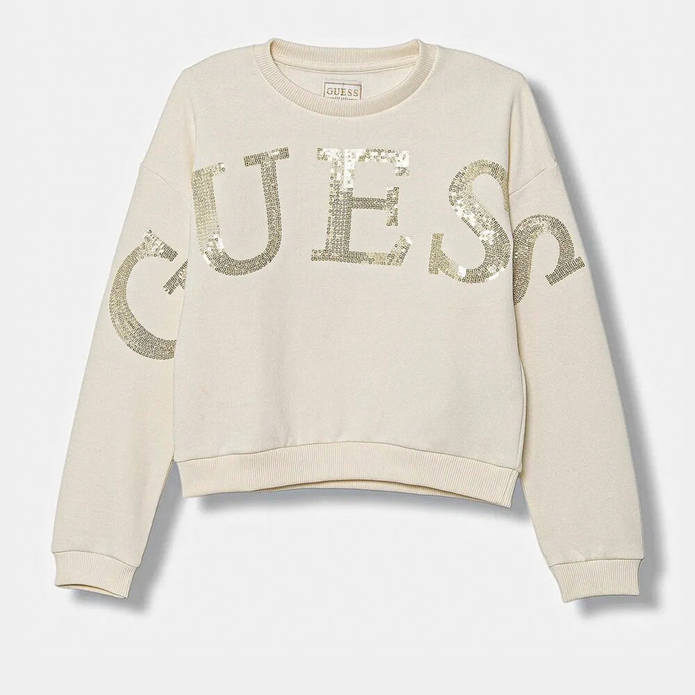 paidikes-mplouzes-guess-pagietes-koritsia-K5YQ09KAV341 Guess Παιδικό Φούτερ για Κορίτσι Εκρού K5YQ09KAV34-G012 - Image 1