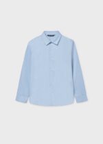 Mayoral Παιδικό Πουκάμισο Μακρυμάνικο για Αγόρι Μπλε 15-00874-014