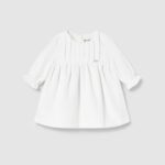 Mayoral Βρεφικό Φόρεμα για Κορίτσι Λευκό 15-02819-040