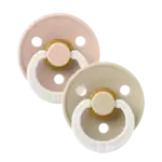 Bibs βρεφική Πιπίλα Colour Latex 3 Glow Blush/Vanilla για Κορίτσι Ροζ 130243