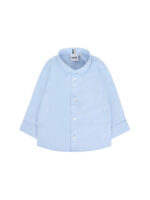 BOSS Παιδικό Πουκάμισο Μακρυμάνικο για Αγόρι Μπλε J52681-77D-Μπλε