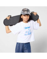 DKNY Παιδική Μπλούζα Κοντομάνικη για Κορίτσι Μπλε D62621-N48-Μπλε – Bild 4