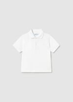 Mayoral Παιδική Μπλούζα Πόλο κοντομάνικη για Αγόρι Λευκό 26-00102-087